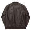 MAX Classic Leather Bomber Jacket (Black or Brown) - Image 10